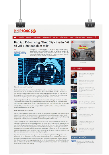 Đào tạo E-Learning: Thúc đẩy chuyển đổi số với điện toán đám mây