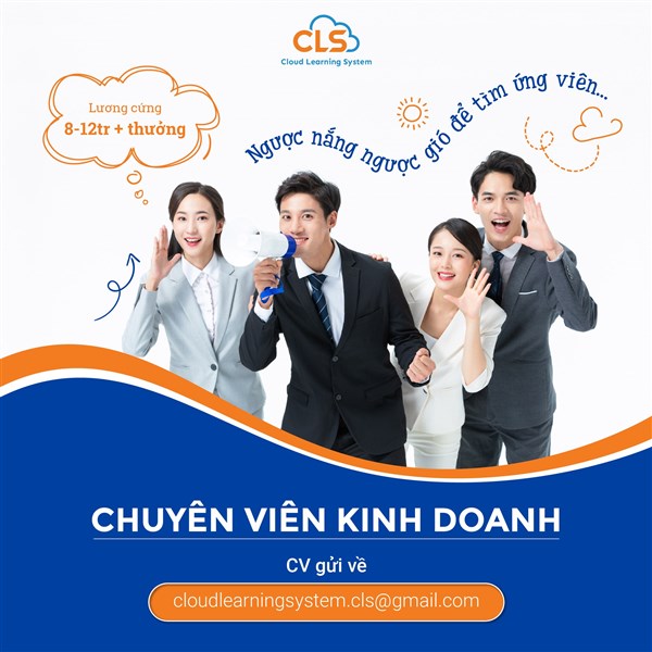 Chuyên viên kinh doanh B2B khối CLS E-learning - vp Hồ Chí Minh