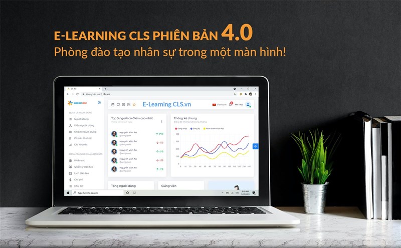 E-Learning CLS phiên bản 4.0 - Phòng đào tạo nhân sự trong một màn hình!
