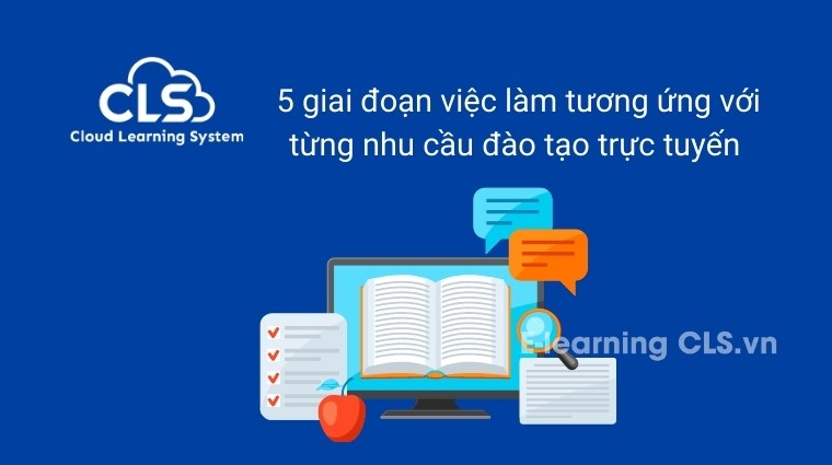 5 giai đoạn việc làm tương ứng với từng nhu cầu đào tạo trực tuyến 