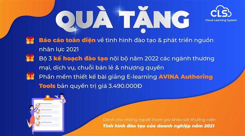 CLS tặng bộ 3 kế hoạch đào tạo nhân sự 2022 & lịch để bàn 2022