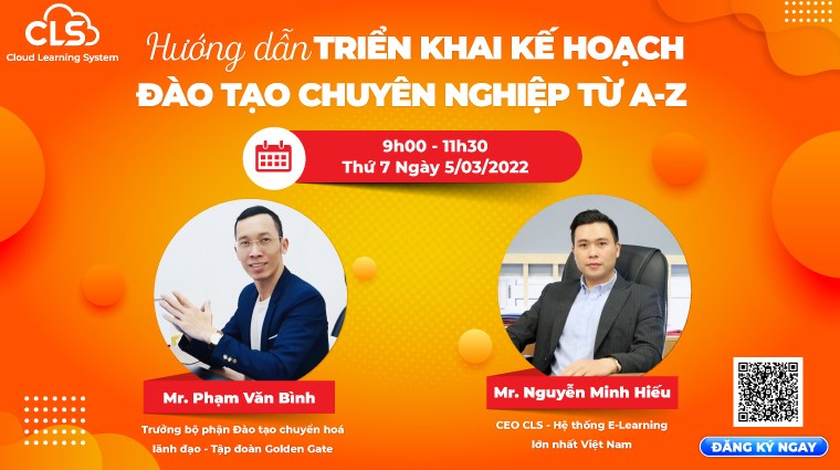 [WEBINAR] Hướng dẫn triển khai kế hoạch đào tạo chuyên nghiệp từ A-Z