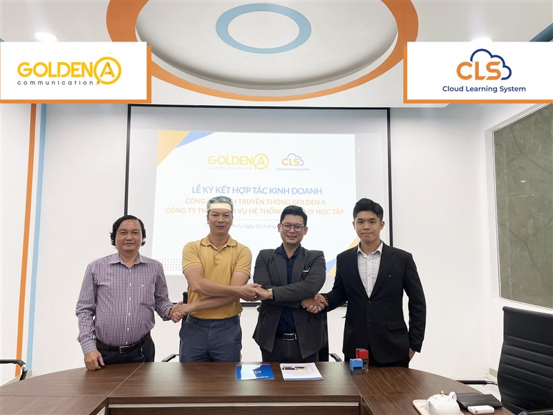 LỄ KÝ KẾT HỢP TÁC KINH DOANH , CÔNG TY TNNH TRUYỀN THÔNG GOLDEN A , CÔNG TY CÔNG NGHỆ SÁNG TẠO GOLDEN BEE VÀ CLS.VN