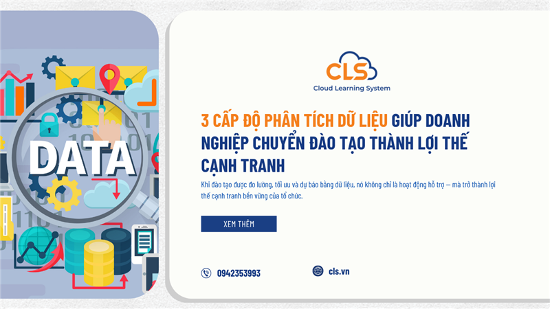3 Cấp Độ Phân Tích Dữ Liệu Giúp Doanh Nghiệp Chuyển Đào Tạo Thành Lợi Thế Cạnh Tranh